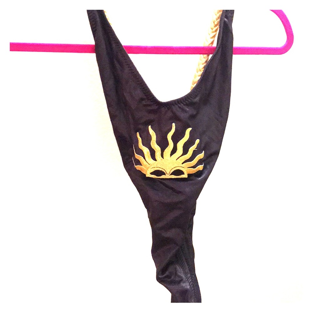 Vintage Festival Style Plunging One piece